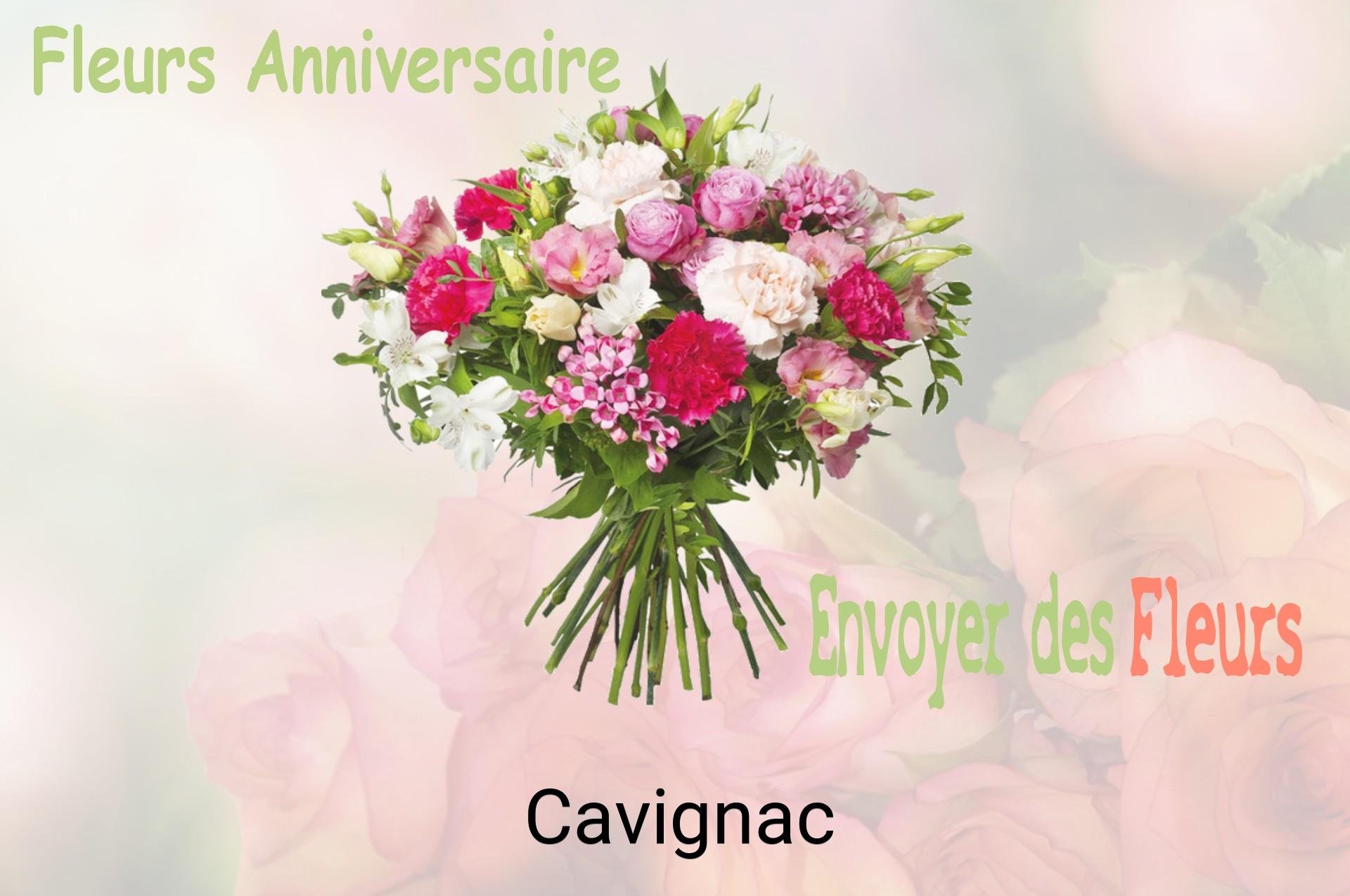 Bouquet de fleurs d’anniversaire livré à Cavignac